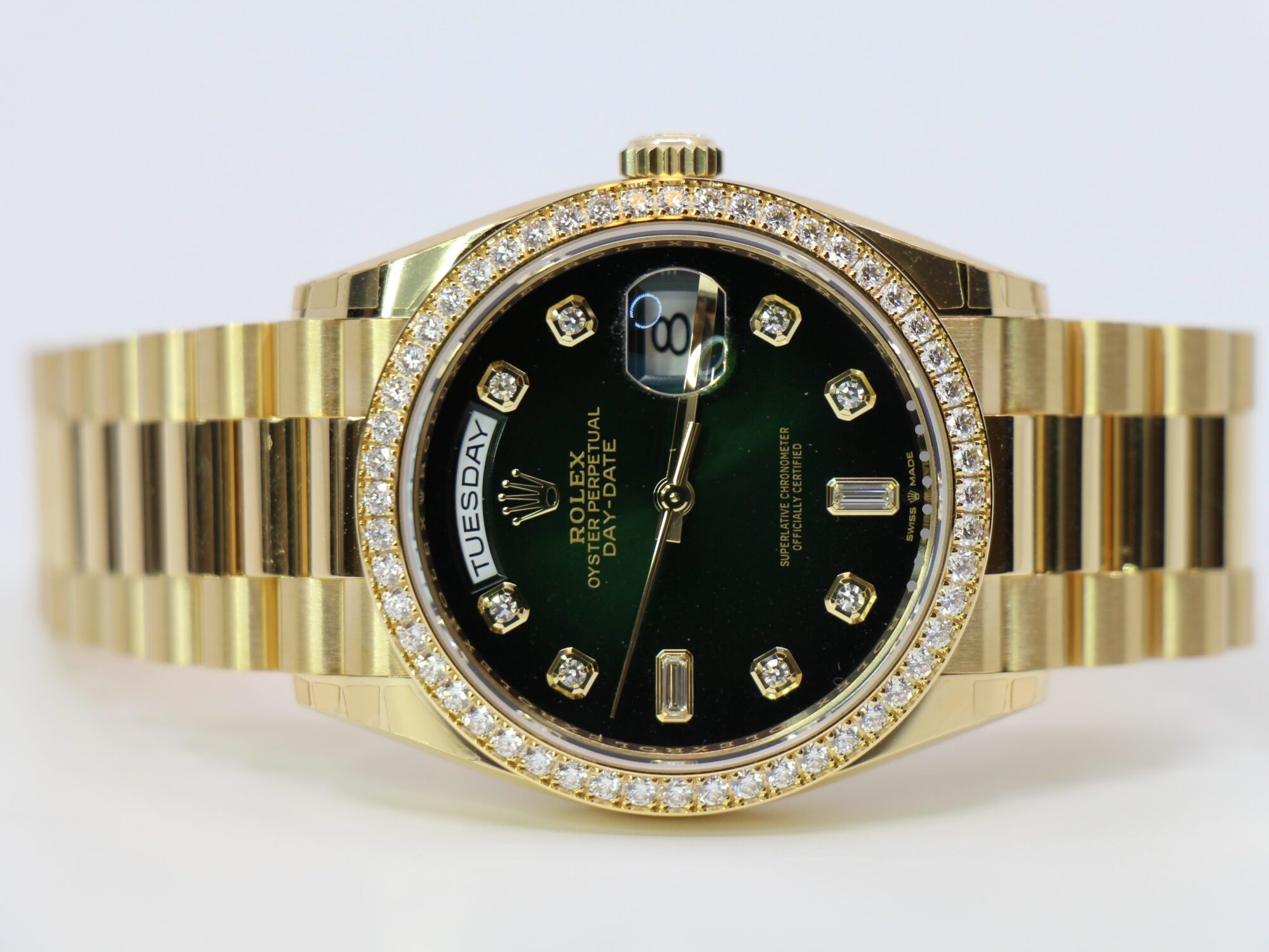 ROLEX DAY-DATE 36 128348RBR - NEW