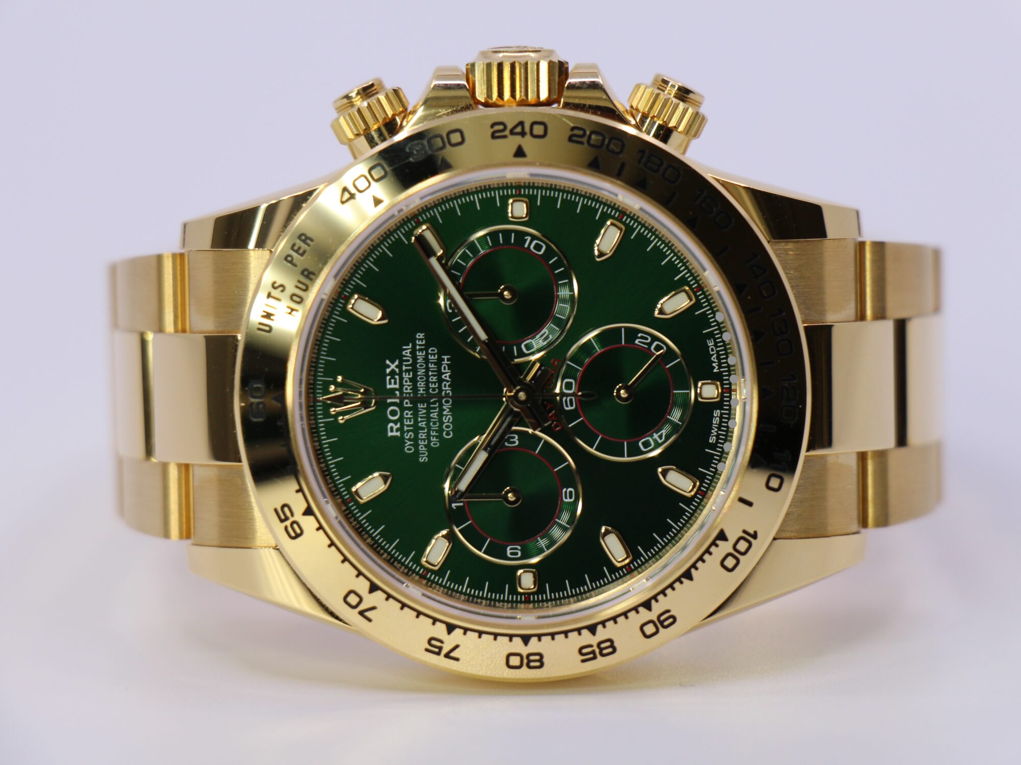 ROLEX COSMOGRAPH DAYTONA 116508 GREEN - NEW DANSK AD